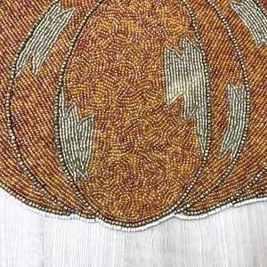 Posavasos y Manteles Individuales Redondos de Cuentas Hechos a Mano, Ecológicos, para el Hogar y Bodas - Product Image 3