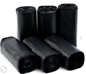Black Fold Heavy Duty Trash Bag Plastic <b>Disposable</b> 55 60 100 160 Gallon <b>Garbage</b> Bag - Product Image 5