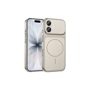 Coque en silicone LCKC compatible MagSafe pour iPhone 14 Plus & XS avec protection électroplaquée de l'appareil photo, couleur gris - Product Image 1