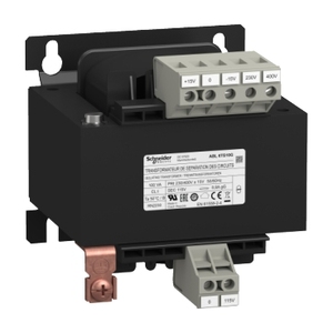 สำหรับ SCHNEIDER ELECTRIC ABL6TS10G หม้อแปลงไฟฟ้า 100 VA แรงดันไฟฟ้าขาเข้า 230..400 V และแรงดันไฟฟ้าขาออก 115 V - Product Image 1
