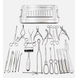 Juego básico de cirugía ortopédica de 25 PCS de instrumentos quirúrgicos con caja - Product Image 1