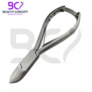 Ensemble d'outils de soin des pieds en acier inoxydable pour podologie, coupe-ongles, pince à cuticules, ouverture large de la mâchoire, lame incurvée, durable, professionnel - Product Image 6