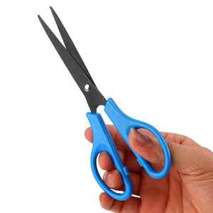 Venta caliente de acero inoxidable Oficina Escuela Estudiante Tijeras para niños Cortar papel Papelería Tijeras para el hogar - Product Image 3