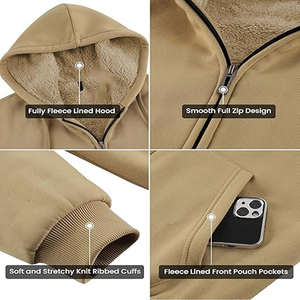 เสื้อฮู้ดครอปผ้าฝ้ายคุณภาพสูง 100% สไตล์ยูนิเซ็กซ์ ลุคสตรีทแวร์แบบดิสเทรส น้ำหนัก 400 กรัม เสื้อฮู้ดหนานุ่มสำหรับผู้ชาย โพสโดย Dress Sports - Product Image 4