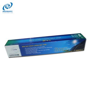 Caja de embalaje de luz Solar recargable, Cartón corrugado con impresión CMYK y laminación brillante, paquete de tamaño completo - Product Image 4