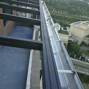 مزراب سقف من الألومنيوم بمرشح ورقة شجر من الألومنيوم - Product Image 3