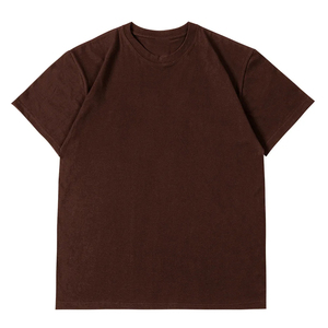 T-shirt surdimensionné pour hommes avec logo personnalisé 100% Poids lourd 220g Coton Dernière tendance Épaule tombante Motif solide Conception tricotée - Product Image 3