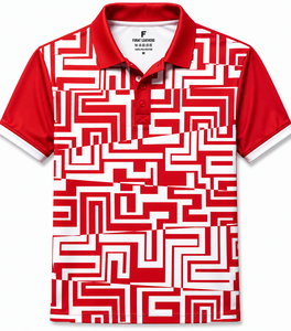 เสื้อโปโลบริษัทสั่งทำพิเศษ แห้งเร็ว สำหรับเล่นกอล์ฟ เสื้อถักนิตติ้งผู้ชาย สไตล์สมาร์ทแคชชวล โพลีเอสเตอร์ 100% 180 กรัม แขนสั้น - Product Image 2