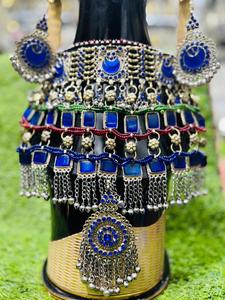 Encantador Conjunto de Joyería Tradicional Afgana de Acero Inoxidable para Mujer, Elegante para Eventos Culturales y Bodas - Product Image 5