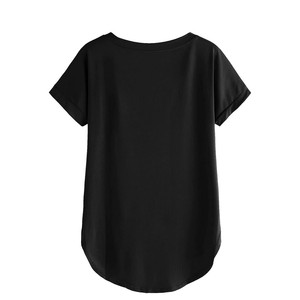 T-shirts pour femmes Vente en gros Personnalisé OEM ODM Haute Qualité Décontracté Été Coton Surdimensionné T-shirt Graphique - Product Image 2