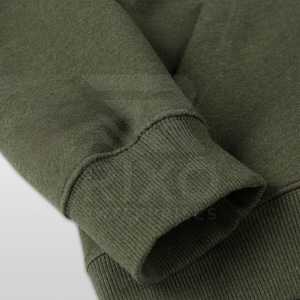 Sweat à capuche pour homme 100% coton molletonné, coupe oversize, hiver, couleur unie, poche avant, séchage rapide, respirant, usage quotidien, service OEM de haute qualité - Product Image 4