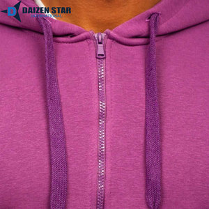 Sudaderas con Cremallera para Hombre, Color Sólido, 100% Algodón, Felpa, Corte Regular, Invierno, Casual, Servicio OEM, Digital, Ecológico, 500 Gramos - Product Image 6
