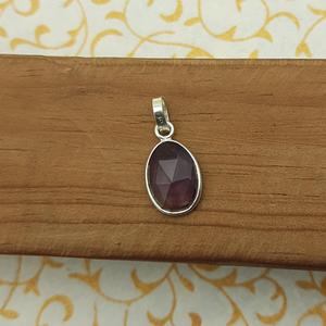 Genuine 925 <b>Sterling</b> <b>Silver</b> Boho Chic Pendant with Faceted Amethyst and Diamond Birthstone Jewelry for Women Spiritual Gift - Product Image 5