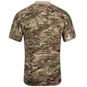 Vente en gros Sports Jungle Camo Shirt T-shirts Sports Active T-shirt à manches courtes pour homme - Product Image 5