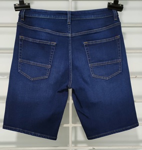 100% coton hommes Smart Casual Board Shorts grande taille Denim lavé respirant conception taille élastique tissé au Bangladesh - Product Image 2