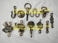 Balançoire en laiton pur de qualité supérieure Jhula chaîne cheval, perroquet, paon, éléphant, conception Rudraksh, en or antique et laiton 7ft, 8ft, 8.5 ft