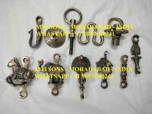 ม้าห่วงโซ่จูลาแบบพรีเมี่ยมทำจากทองเหลืองแท้นกแก้วนกยูงช้างการออกแบบ7ft ทองคำโบราณและทองเหลือง8FT 8.5ฟุต - Product Image 4