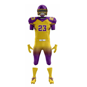 Custom Made Sports Wear Solid Color American <b>Football</b> Uniform / High-Quality Manufacturer American <b>Football</b> Uniform - Product Image 2