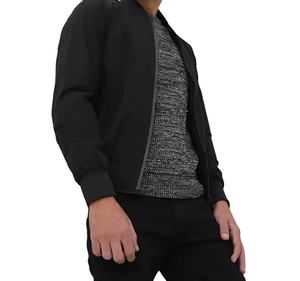 Veste universitaire de baseball pour hommes de qualité supérieure élégante veste en cuir satiné formelle enduite durable de qualité supérieure pure - Product Image 1