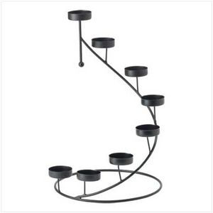 Porte-bougie de décoration de luxe de couleur argent, de qualité supérieure, design moderne, nouveau design, décoration de la maison, pour les fournisseurs en gros en provenance d'Inde - Product Image 6