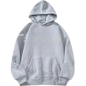 Sudaderas con Capucha Extra Grandes para Hombre, 100% Algodón Teñido Liso, con Cierre, Ecológicas, para Otoño - Product Image 5