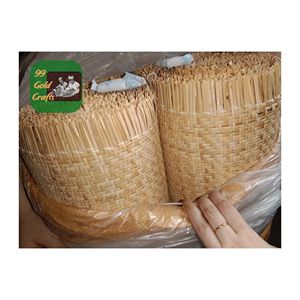 FEUILLE DE MAILLE DE CANNE EN OSIER EN ROULEAU DE SANGLE EN ROTIN NATUREL ET ARTIFICIEL RÉGLABLE POUR UNE UTILISATION INTÉRIEURE ET DE MEUBLES - Product Image 4