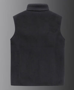 Gilet d'hiver décontracté léger réversible respirant sans manches fermeture éclair Alternative à la mode aux vêtements d'extérieur lourds - Product Image 4