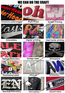 Custom Pullover Hoodie Men Streetwear Screen Printing Logo Vintage <b>Acid</b> Wash Oversized <b>Drop</b> Shoulder Rhinestone Hoodie - Product Image 6