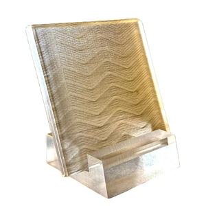 Clair moderne verre feuilleté or Accents hôtel industriel luxe maison projets commerciaux serre rideau mur salle à manger - Product Image 1