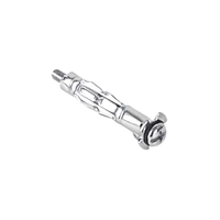 Anclaje para Pared Hueca, Zincado, 4 x 38 mm, con Tornillo, Caja de 100 Unidades
