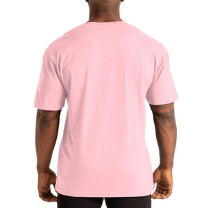 Camiseta de culturismo de corte regular para gimnasio, entrenamiento atlético, 100% algodón, transpirable, ecológica, manga corta, color liso, OEM - Product Image 6