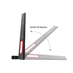 높은 이득 10dBi 옴니 듀얼 밴드 2.4G & 5.8G WiFi 고무 안테나 SMA 남성 신호 향상 - Product Image 3
