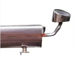 Usine prix de gros accessoires de système d'échappement automatique de haute qualité en acier inoxydable 409 silencieux d'échappement pour Hyundai Tuscon - Product Image 2