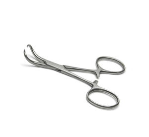 Pinza para Toallas de Cirugía Veterinaria REHMAT NOOR INDUSTRY RN-VPF-001 de 13 cm, Instrumento Quirúrgico para Sujetar Toallas, Accionamiento Manual - Product Image 5