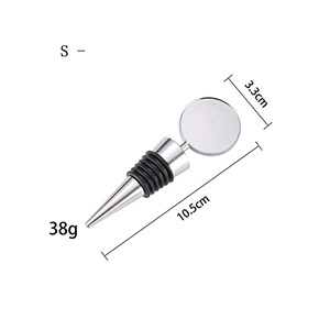 จุกปิดขวดโลหะแบบมินิมอลสำหรับอุปกรณ์บาร์ ตัวช่วยรักษาความสดของไวน์ ดีไซน์เรียบหรู สำหรับบาร์อะลูมิเนียม จุกปิดขวดไวน์และเหล้า - Product Image 6
