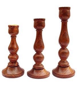 Gran oferta, soporte para velas, buen diseño, hecho a mano, decorativo para el hogar, portavelas de madera, molde para velas con acabado pulido elegante - Product Image 3