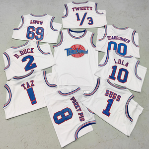 Camiseta de baloncesto para hombre, uniforme de baloncesto con estampado cosido, malla transpirable de secado rápido, camiseta de ciudad - Product Image 6