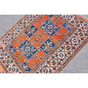 พรมเย็บปะติดด้านข้างทำจากขนสัตว์ตุรกี3.9ชิ้นพรมปูพื้นสี่เหลี่ยมผืนผ้าสำหรับวัยรุ่นใส่ทางเดินในห้องโถงทำด้วยมือ - Product Image 5