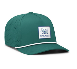 Casquettes de marque de golf personnalisées 5 panneaux Polyester Spandex Chapeaux imperméables pour hommes Casquettes de sport découpées au laser avec corde et logo personnalisé - Product Image 3
