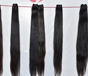 เครื่องดัดผมลอนลึกสองชั้นสำหรับผู้หญิงวิกต่อผมต่อหนังกำพร้าแบบอินเดียสีดำธรรมชาติสีธรรมชาติ - Product Image 6