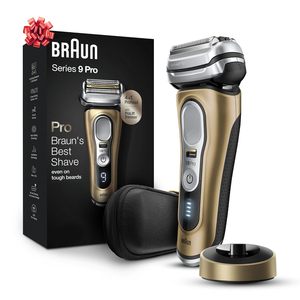Braun Series 9 Pro Rasoir électrique pour homme avec station de nettoyage, rasoir rechargeable humide et sec, 9465cc, métal noble - Product Image 3