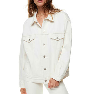 <b>Denim</b> Jackets <b>for</b> <b>Women</b> Trendy <b>Long</b> Sleeve Button Down <b>Shirt</b> Jacket Jean Shacket with Pocket Western Work Jacket - Product Image 2