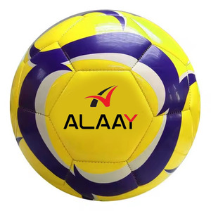 Alaay Ballon professionnel de football de taille personnalisée Ballon d'entraînement PU pour sports d'équipe - Product Image 1
