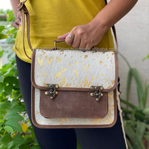 Nouveaux sacs à main faits à la main en cuir de vachette véritable pour les sacs à bandoulière décontractés élégants pour femmes - Product Image 4