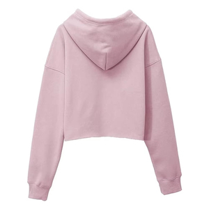 เสื้อครอปสเวตเชิ้ตสำหรับผู้หญิง ผลิตตามสั่ง รับทำโลโก้ OEM แฟชั่นสตรีทแวร์ เสื้อสวมหัว ผ้าไม่ยับ ระบายอากาศได้ดี เสื้อฮู้ดดี้สำหรับผู้หญิง - Product Image 6