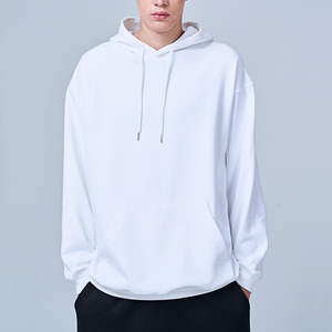 Men's High Quality Plain Dyed Hoodie Customizable Blank Sweatshirt for Heat Transfer Printing Winter Season - Product Image 6