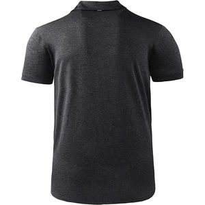 Camiseta Polo Negra Casual para Hombre, Transpirable, de Manga Corta, Fabricante de Marca Privada - Product Image 3