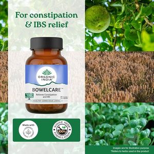 ผลิตภัณฑ์ทาทา-Bowelcare อินเดียออร์แกนิก-60แคปซูลผัก - Product Image 3