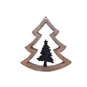 Elegante centro de mesa de estrella de metal para la cena de Navidad y la decoración navideña - Product Image 1