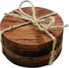 Sous-verre en bois très durable d'approvisionnement en vrac pour l'utilisation de service de boisson disponible en grande quantité auprès de l'exportateur indien - Product Image 3